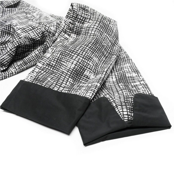 WEEKEND MAX MARA Women's Black/White Reversible Jacket Solid/Crosshatch Size 10 - Picture 5 of 15